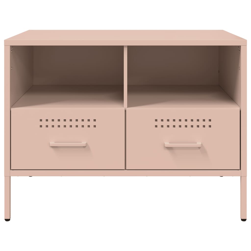 Pink TV Stand 68 X 39 X 50.5 Cm Steel