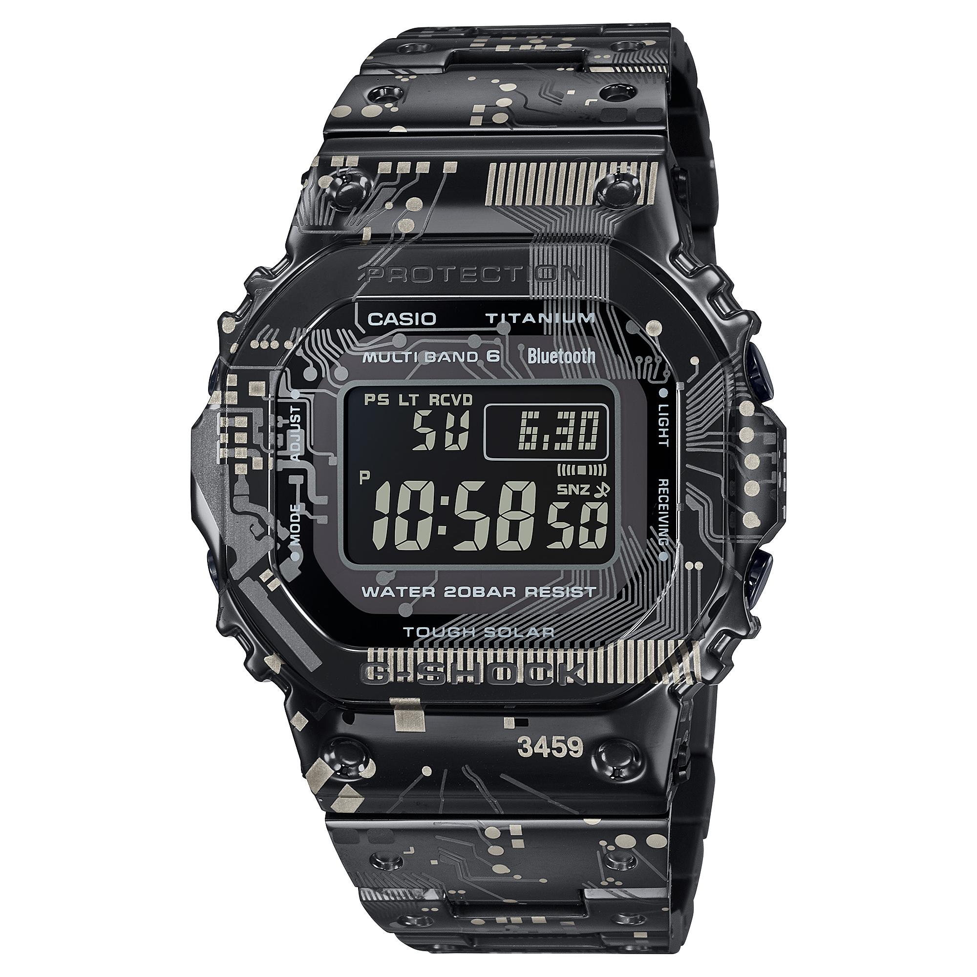 Casio G-SHOCK Men s 200M Water Resistant Shock Resistant Quartz Watch GMW-B5000TCC-1 чёрный