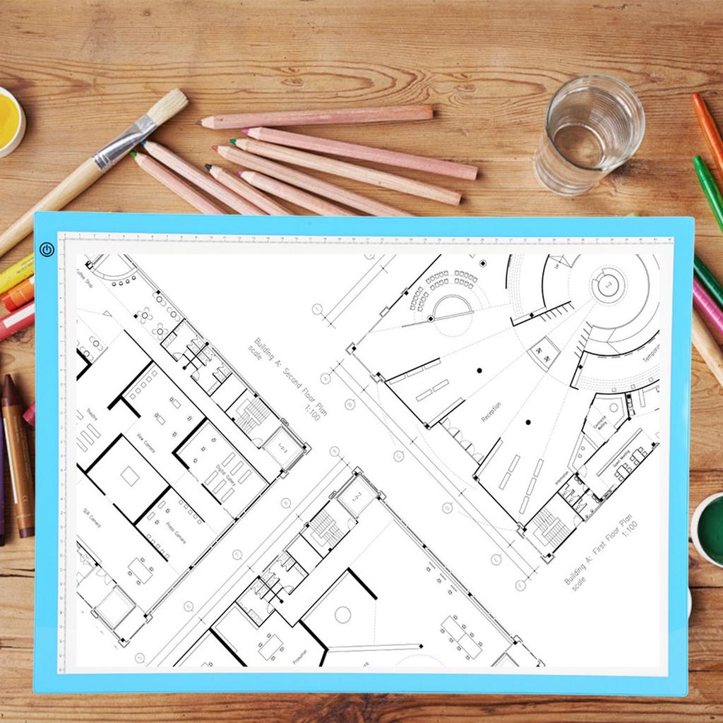 LED Light Board A3 Brightness Artcraft Tracing Light Digital Graphics Tablet for Drawing