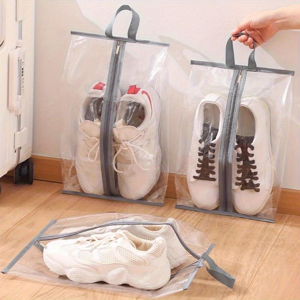Portable Waterproof Shoe Storage Bag Dustproof Transparent Shoe Bag Moistureproof Travel Storage Shoes Organizer