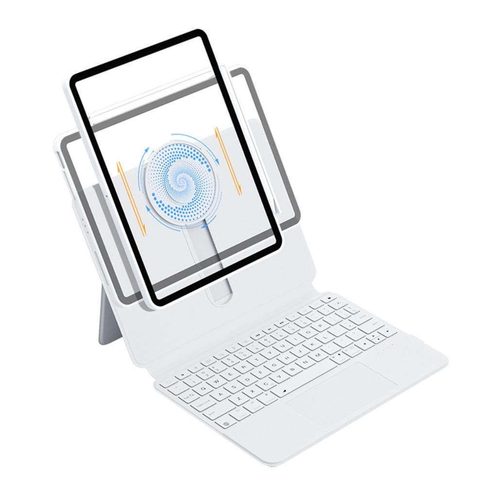 Magnetic Slide iPad Keyboard Case for Apple Pro 11 2024 New 13 Inch Air 6 Tablet Cover with Track Control