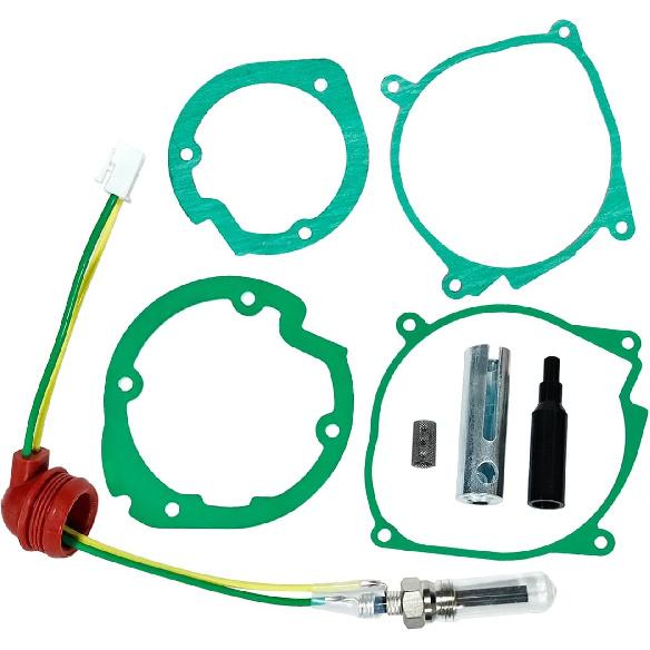 12V Glow Plug Repair Kit, 8pcs 2KW/5KW/8KW Diesel Parking Heater Gaskets Ceramic Glow Plug Heater Repair Parts Glow Ignition Plug Service Kit Heater