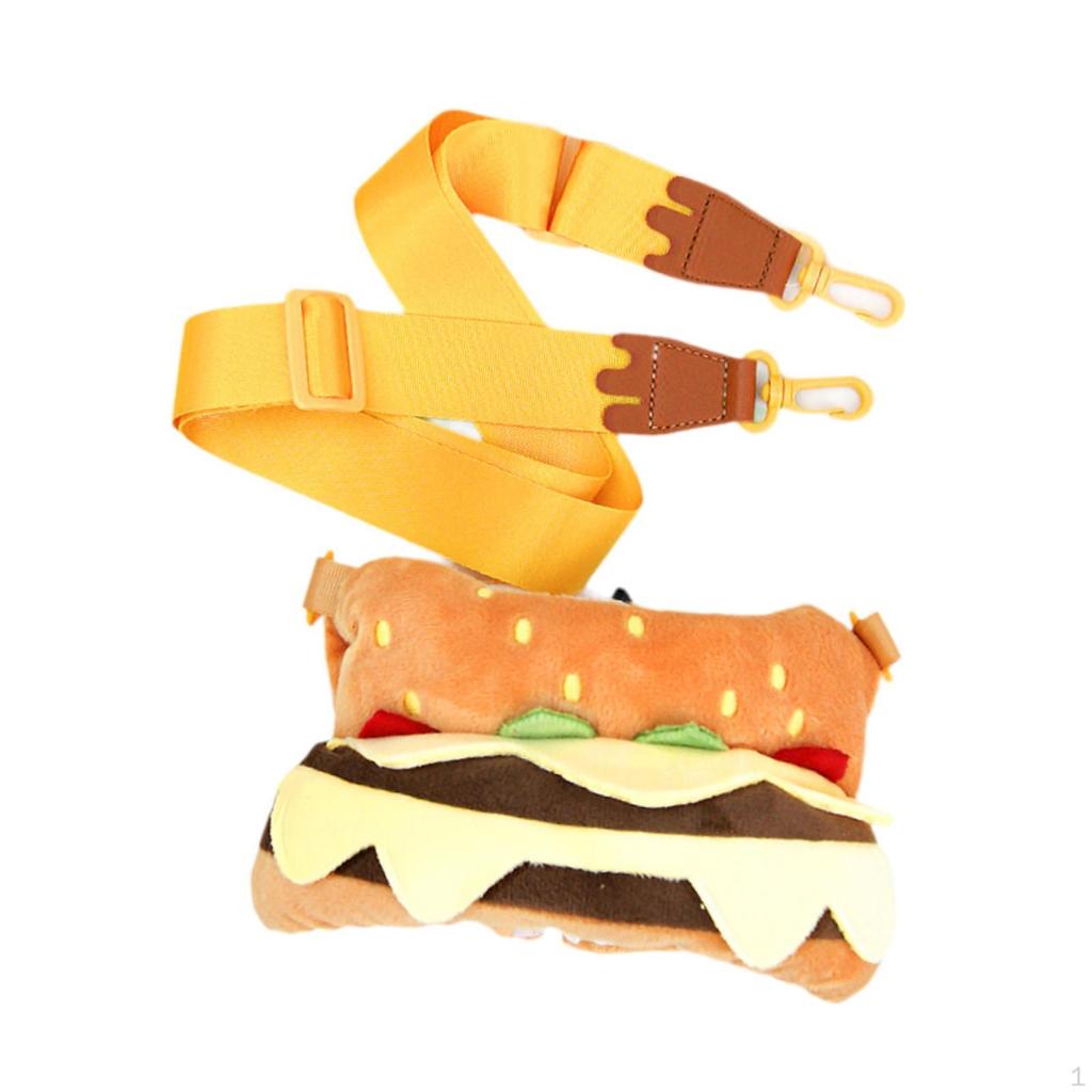 38cm Plush Doll Clothes Outifit Hamburger Bag Stuffed Animals Clothes,Soft,Photo Props Stylish