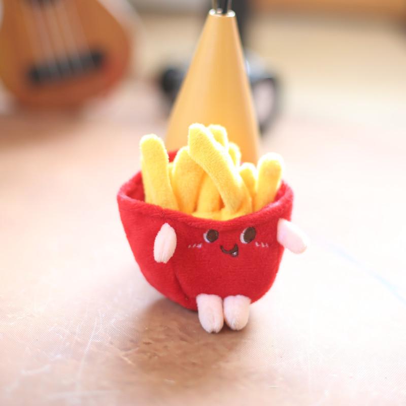 

Collectible Plush Kirby Toy Keychain With Pp Cotton Fill Gift For Fans Anime Sweet Fries
