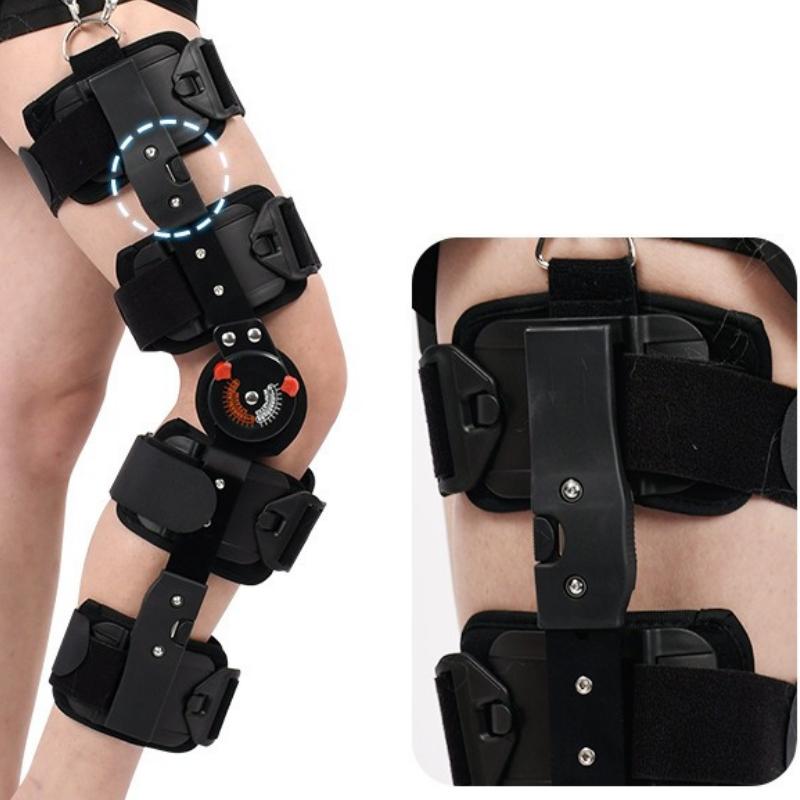 Post-Surgery Adjustable Knee Brace Stabilizer Orthopedic for ACL Meniscus Injury Recovery Sports Protection Joint Pain Relief