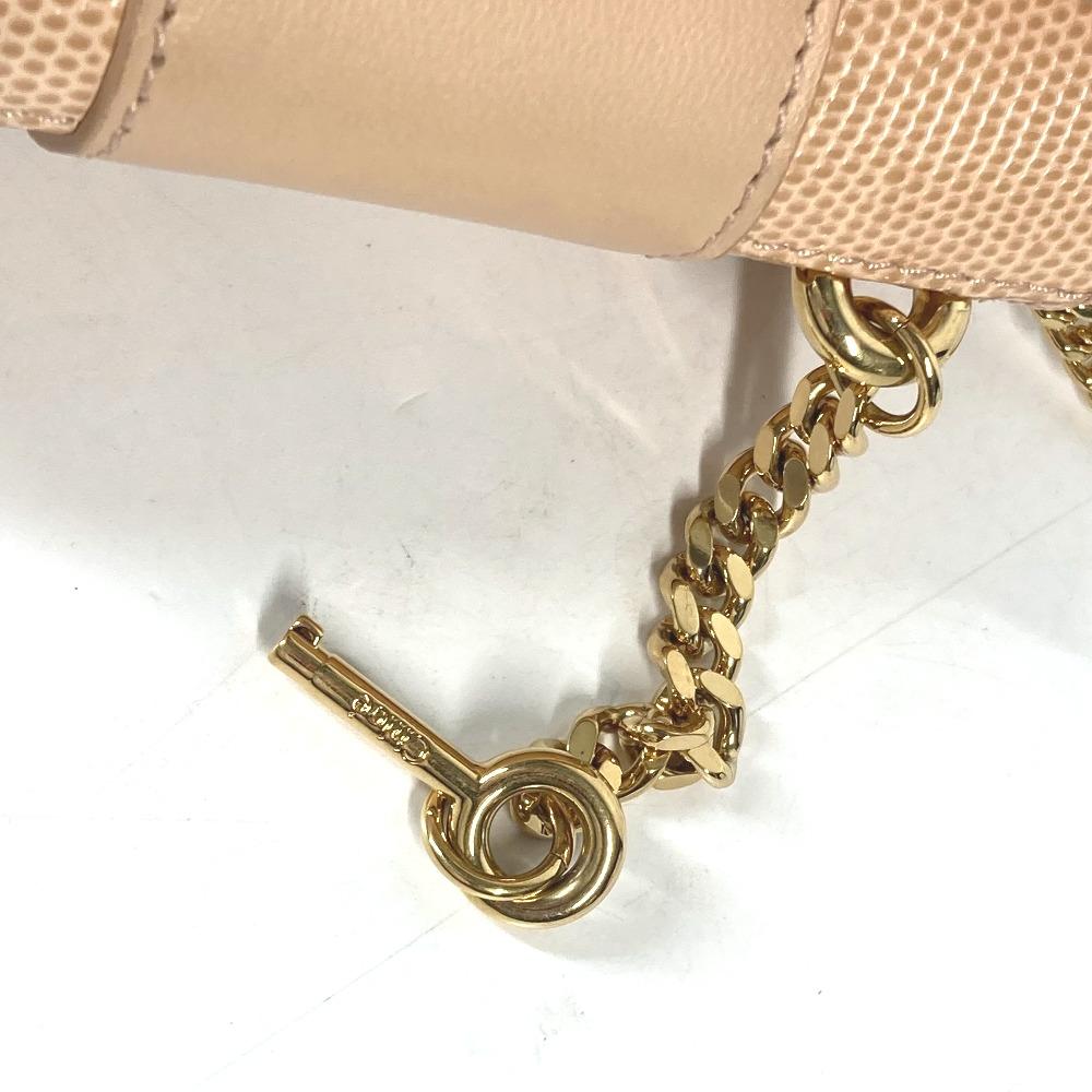 Chloe logo Abbey Rock Small 2WAY Hand Bag Crossbody Pochette Shoulder Bag