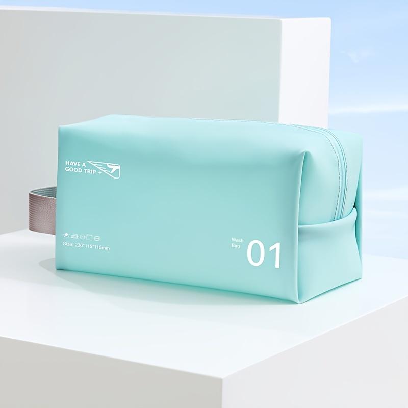 Summer PVC Colored toiletry bag, octagonal large-capacity makeup bag, toiletry storage bag with zipper, beach bag travel essential storage bag