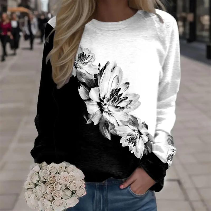 Winter Harajuku 3D Leopard Sequins Patterns Printing Sweatshirts Girls Fashion Cool Pullovers Women Streetwear Clothing Pullover