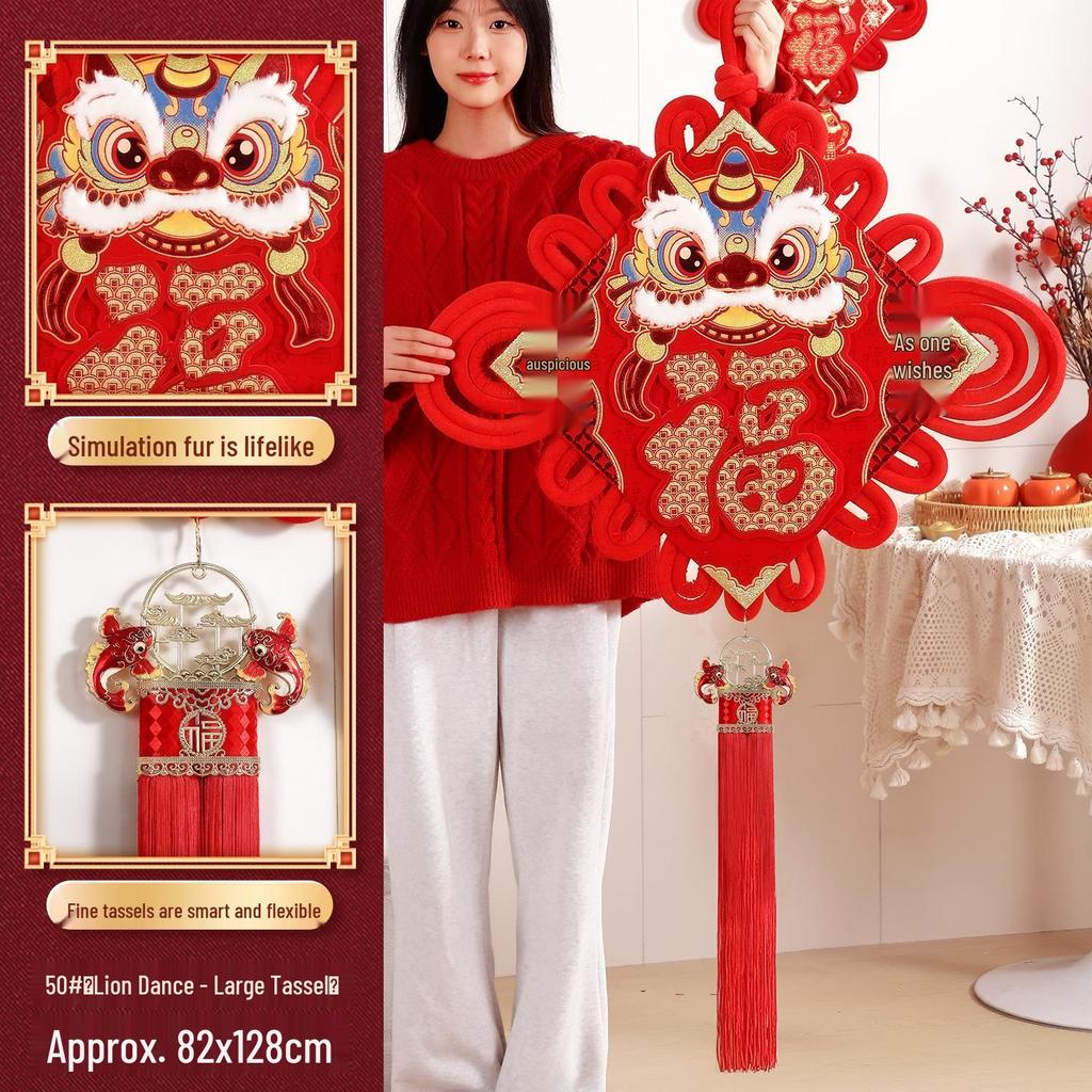 Pandantiv Luxos Nod Chinezesc Binecuvântare 2025: Decorare de Anul Nou pentru Camera de Zi