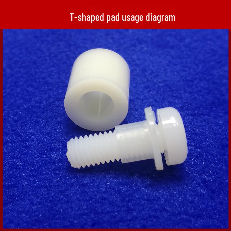 TO220 Nylon Insulating Gasket Set: T-Shaped Cap, Male-Female Screw Insulator, M3/M4/M5 Washer