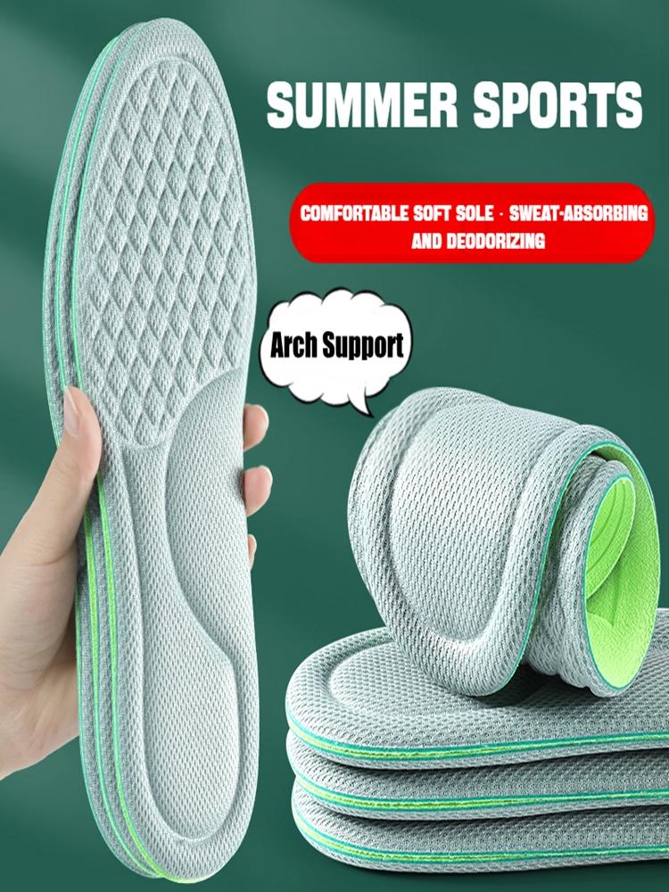 1Pair Arch Support Insoles for Feet Plantar Fasciitis Orthopedic Shoes Insole Memory Foam Non Slip Shoe Pads Comfort Inserts
