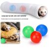 Hamster Maze Tunnel DIY Assembly: Small Pet Cage Villa Accessories with External Bathroom Sauna.