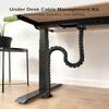Height Adjustable Cable Management Kit Flexible Universal Fi Cord Organizer Quad Entry Easy Installation