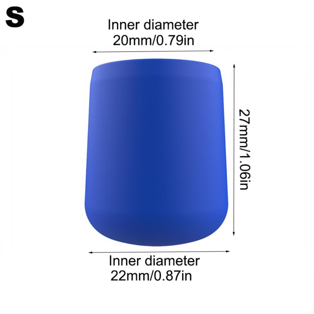 Multiple Colors Fishing Rod End Cap Silicone Rod Bottom Protector New Back Block