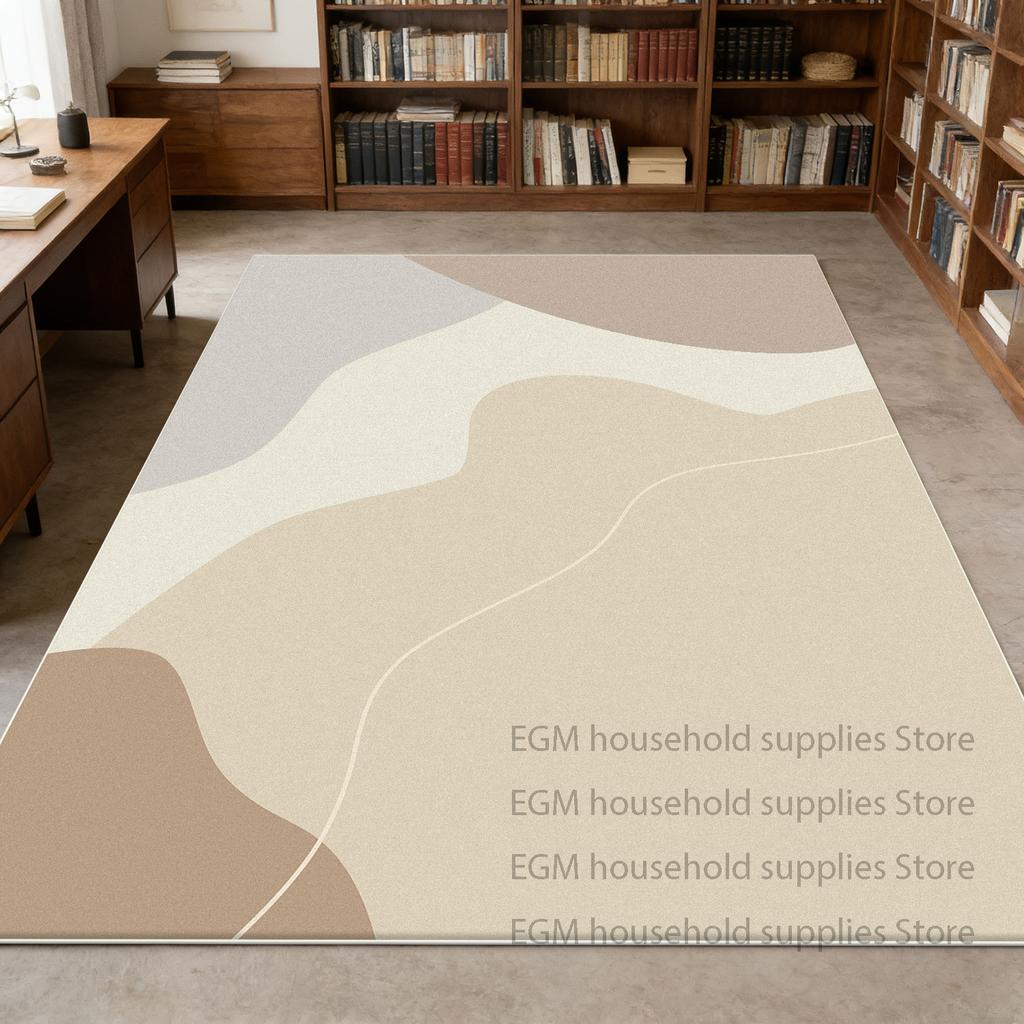 Light Luxury Carpets Abstract Living Room Decor Lounge Rug Large Area Bedroom Short Velvet Washable Non-slip Floor Mat Office