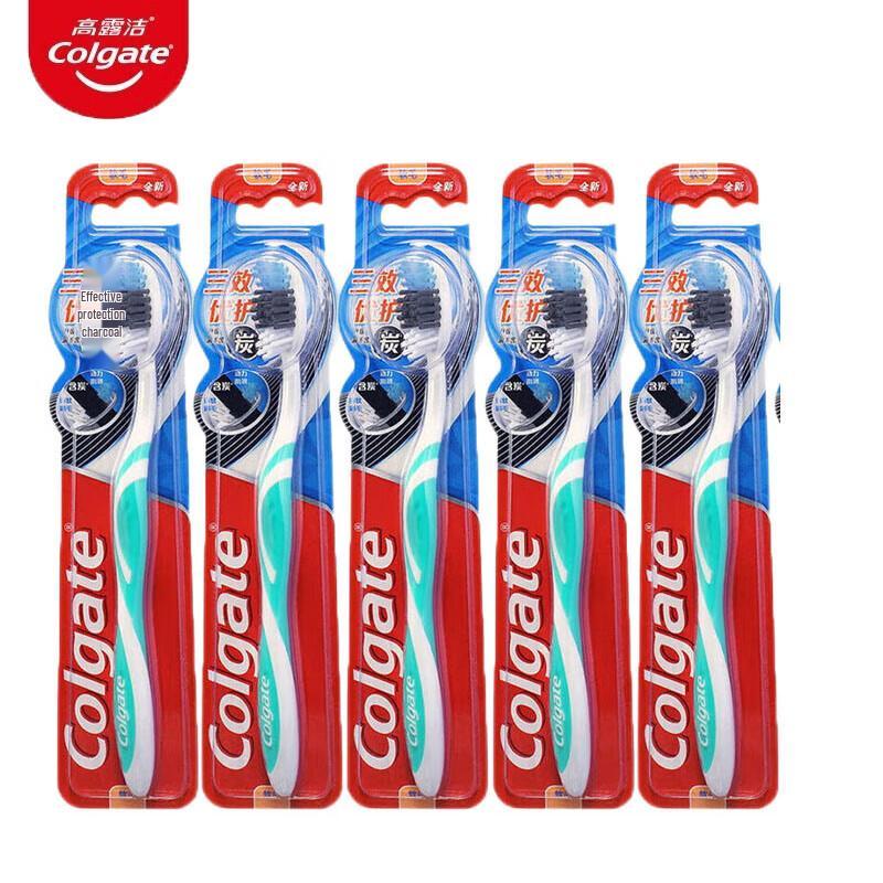 

Colgate Triple Action Soft Toothbrush - 5 Pack