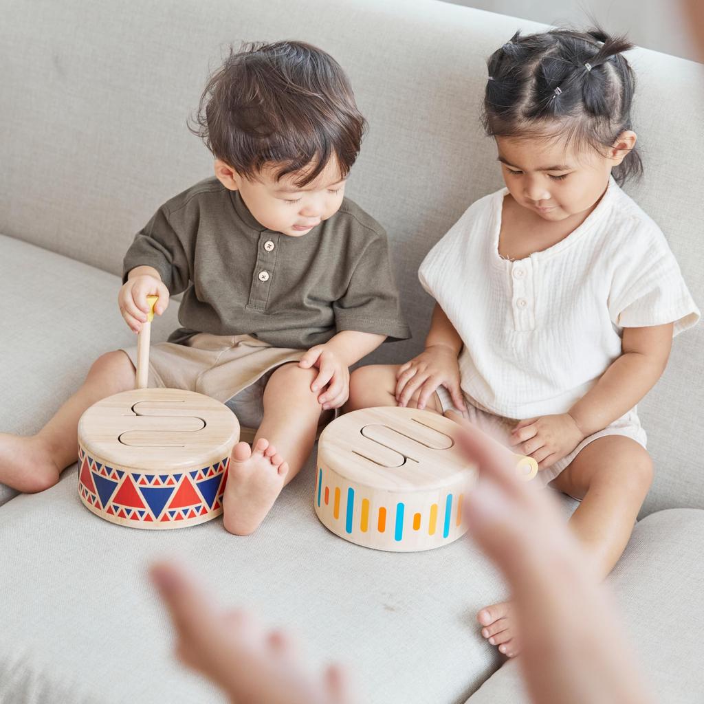 Plantoys 6404 Solid Drum, Body Size: 16 X 16 X 8.5cm