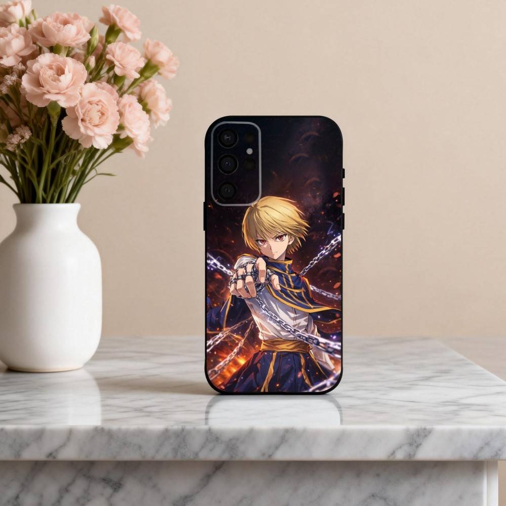 H-Hunter X H-Hunter K-Kurapika Phone Case For Samsung S25,24,23,22,30,21,10,9,Ultra,Plus,Lite,FE,4,5 G Soft Black Case