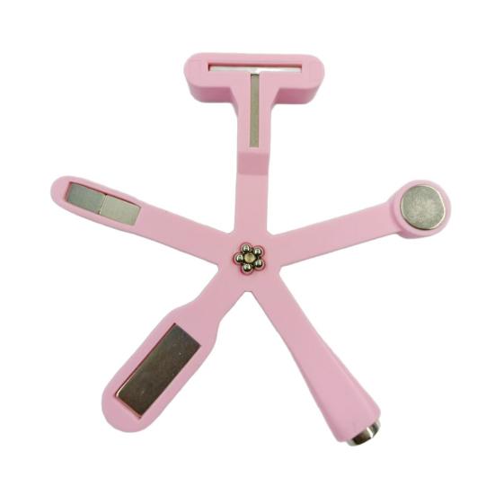 5-in-1 Cat Eyes Magnet Set Professional Nail Art Tool with French Flower Holo Effects Strong Magnetic Nail Design Kit for Gel Polish