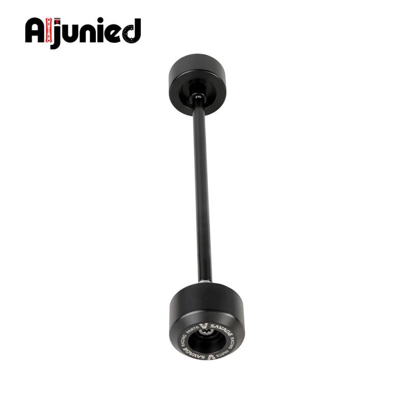 Front Axle Guard Protector BMW CE 04 C400X C400GT Motorcycle Crash Bar Skid Pad Stainless Steel Aluminum POM