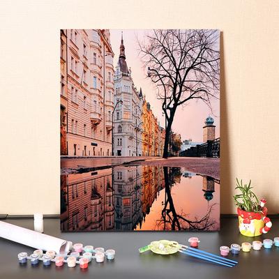 DIY-Malen-nach-Zahlen-Ölgemälde-Set, Leinwand, DIY-Ölgemälde nach Zahlen, Wandkunst, Dekorationen für Zuhause, Geschenk, Kunst und Hobbys