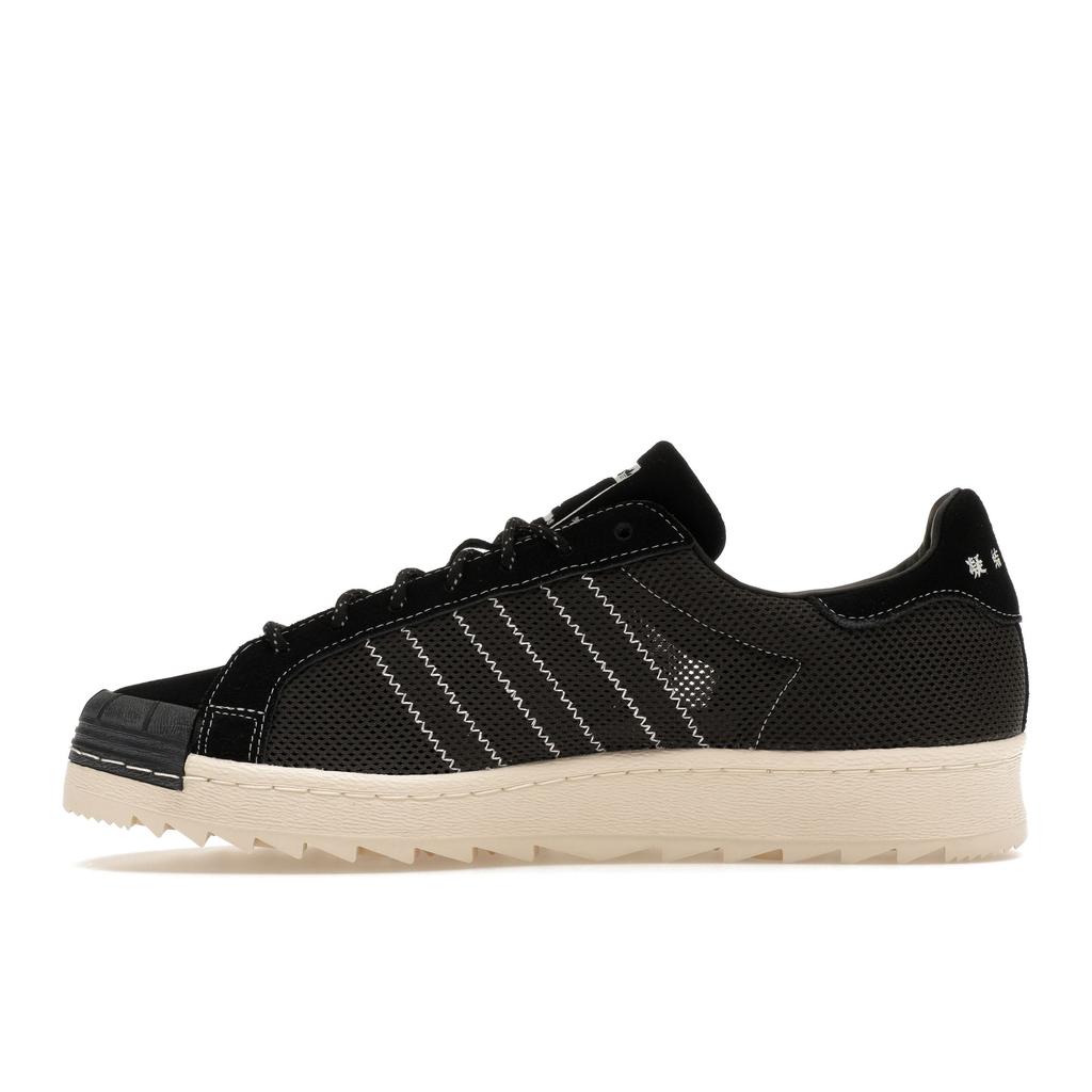 CLOT x Neighborhood x adidas Superstar Czarne Sneakersy Unisex Core-Black Wonder-White IE8879