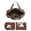 Echte Leder Aktentaschen Hart für Herren 15,6 Zoll Büro Business Computertasche Vintage Handtaschen Laptop Aktentaschen