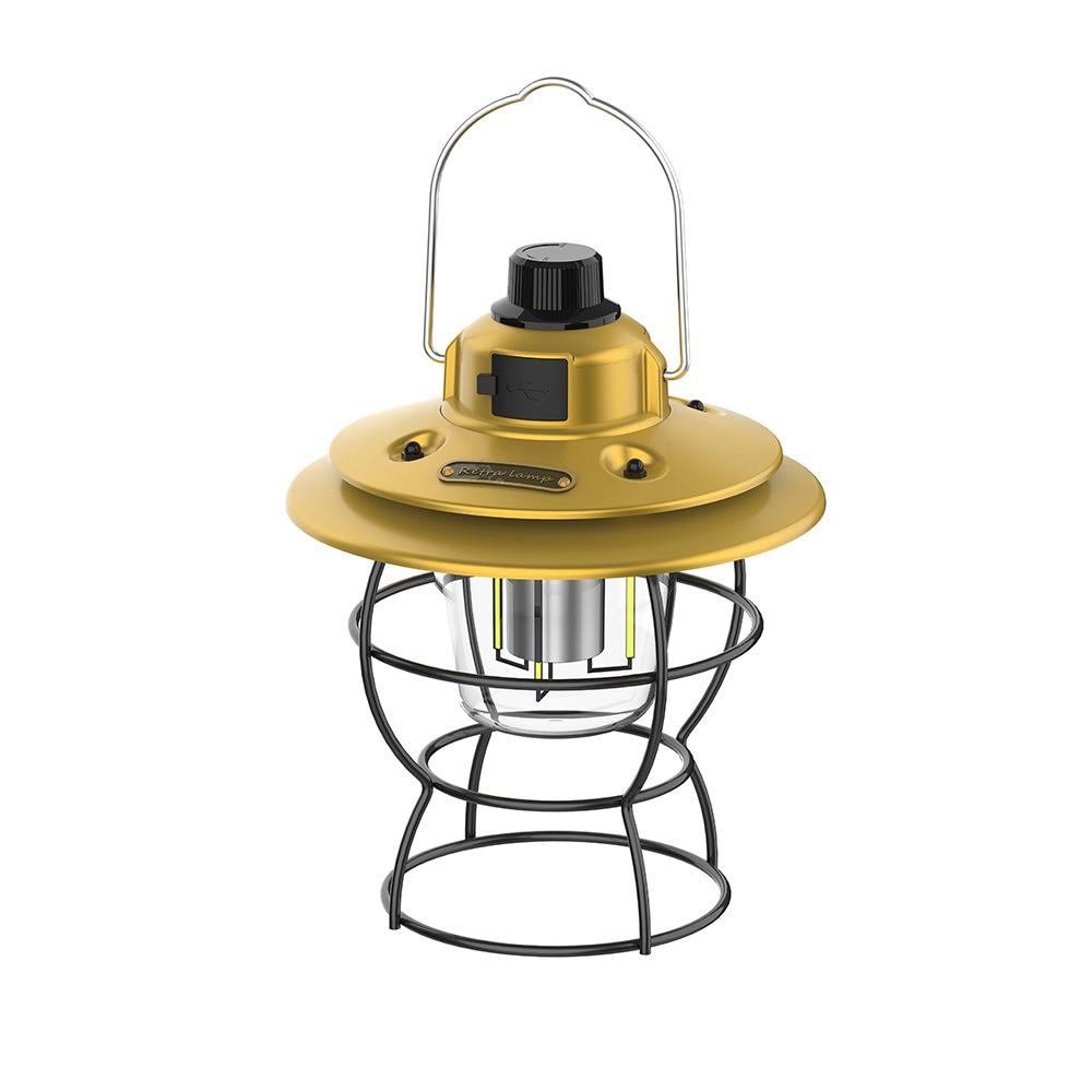 Retro horse lantern outdoor camping light tent light camp light atmosphere light rechargeable camping light LED lighting hanging lantern
