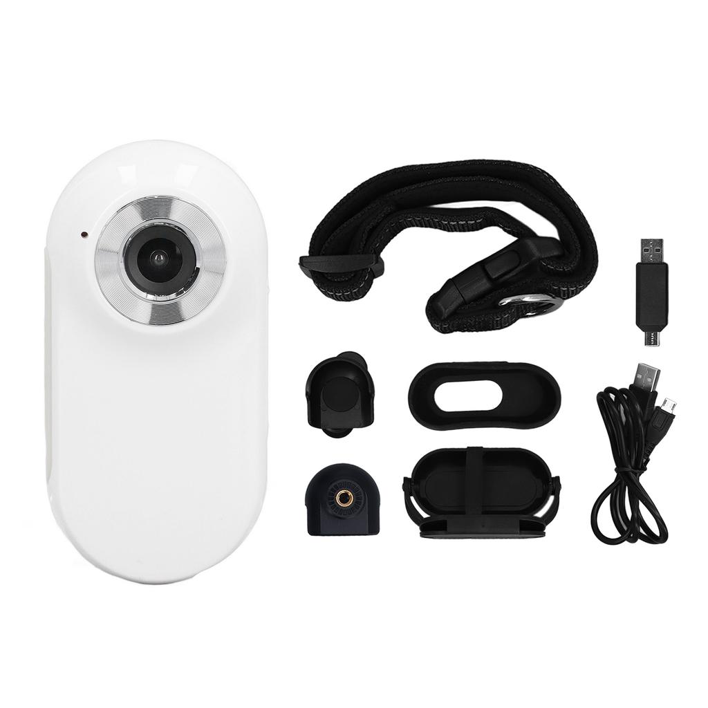 Pet Collar Camera 120 Deg Lens OTG Connection Video Recording Adjustable Magnetic Cat Sport Camera
