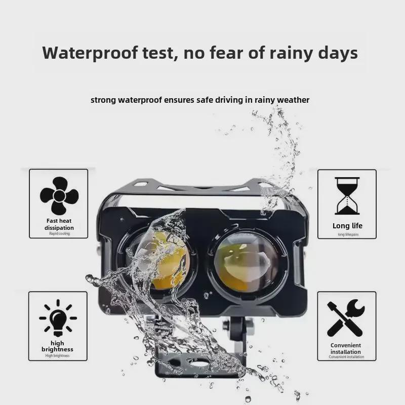 "Super Bright LED Headlight for Electric Car, Motorcycle & Three-Wheeled Vehicles"