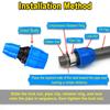 PE Pipes Reducer Connector 20/25/32/40/50/63mm Plastic PVC Fittings Reducing Water Pipe Joint for Irrigation