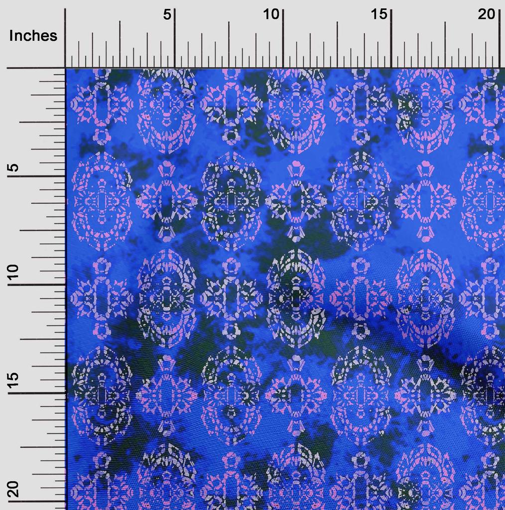 oneOone Cotton Flex Brown Fabric Batik Fabric For Sewing Printed Craft Fabric By The Yard 40 Inch