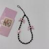 Y2k Cute Bowknot Love Heart Phone Lanyard Simplicity Short Phone Strap Style Phone Earphones Camera Chain Lanyard Accessories
