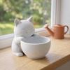Ornaments Small Flowerpot Garden Decor Cacti Plant Pot Cat-Shaped Planter Pot  Desk