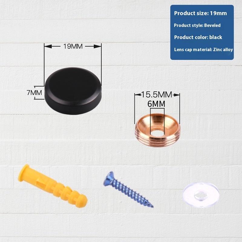4PCS Nails Decorative Cover Advertisement Fixing Screw Glass Fastener Stainless Steel Advertising Screws Mirror Hardware