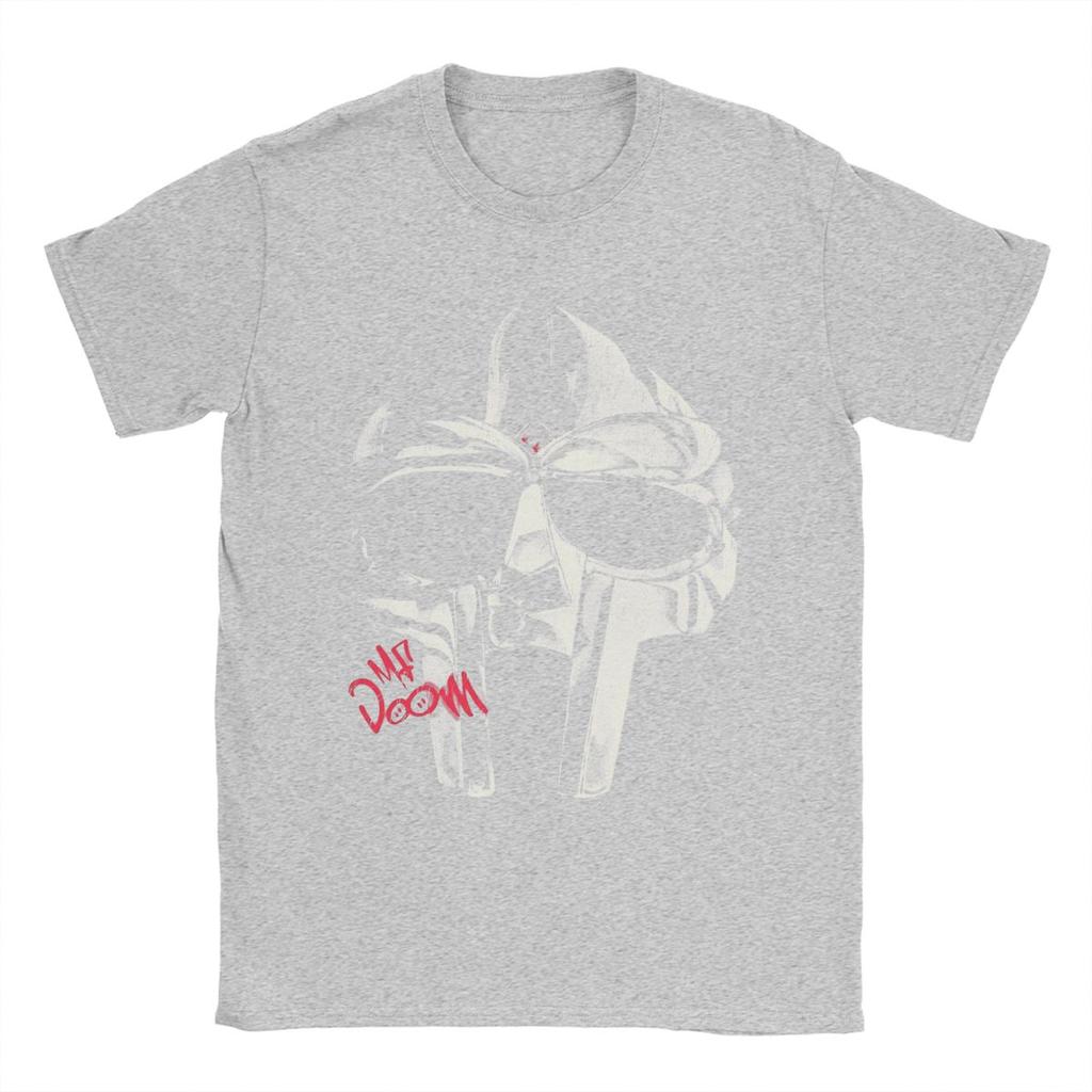 Leisure Singer Rapper MF Dooms T-Shirt for Men Crewneck Cotton T Shirts Short Sleeve Tees 6XL Tops