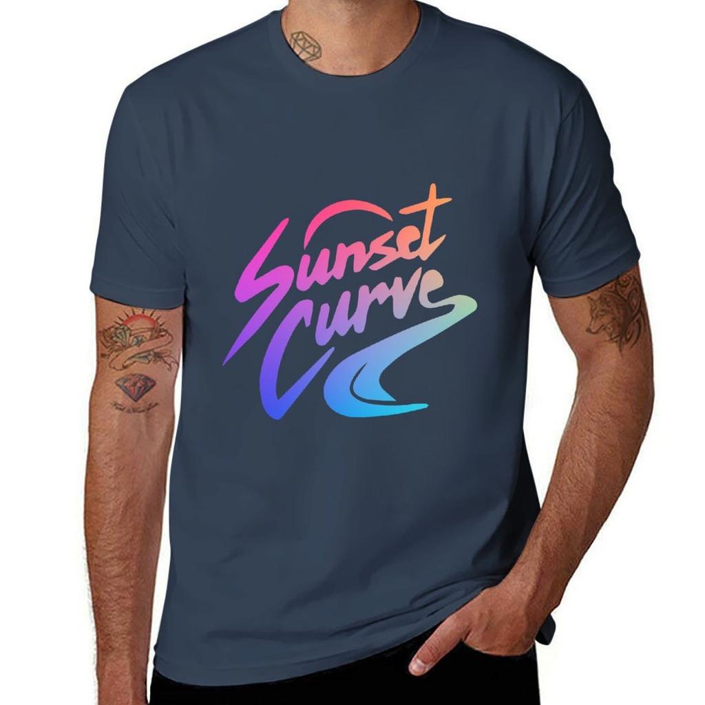 Julie And The Phantoms Sunset Curve Logo TShirt Stylish Print Short Sleeve Tee