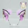 Party Costume Prop Bat Beast Ears Headband Animal Faux Furs Gothic Headband Hair Accessories Realistic Cosplay Headband Adults