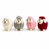 Nordic Style Lamb Ornament Wool Felt Cartoon Sheep Doll Gifts Christmas Sheep Figurine  Home Decor