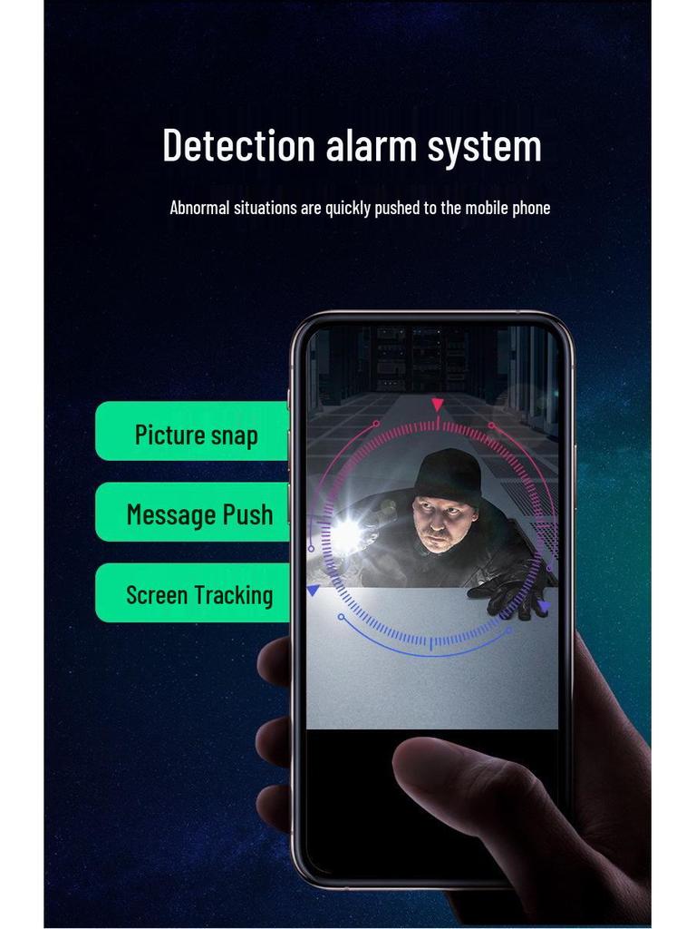 Three-Antenna V720 Infrared HD Night Vision WiFi Camera