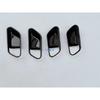 For Nissan Kicks 2025 + Car Styling Air Vent Outlet Front Reading Light Gear Shift Central Control Steering Wheel Black Interior