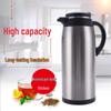 Large Capacity Stainless Steel Thermos Flask with Glass Liner - Perfect for Home or Office
