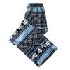 Pantaloni da Donna a Vita Alta Stile Etnico Vita Elastica Coulisse Stampa Elefante Retrò Gamba Larga Dritta Pantaloni Abbigliamento Femminile