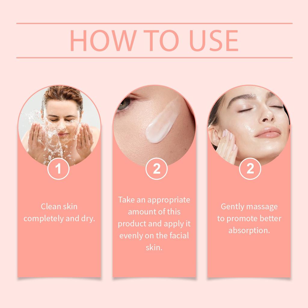 Kollagen Feuchtigkeitscreme Feuchtigkeitsspendend, Verbessert Mattheit, Strafft die Haut, Hellt die Gesichtshaut auf Feuchtigkeitscreme