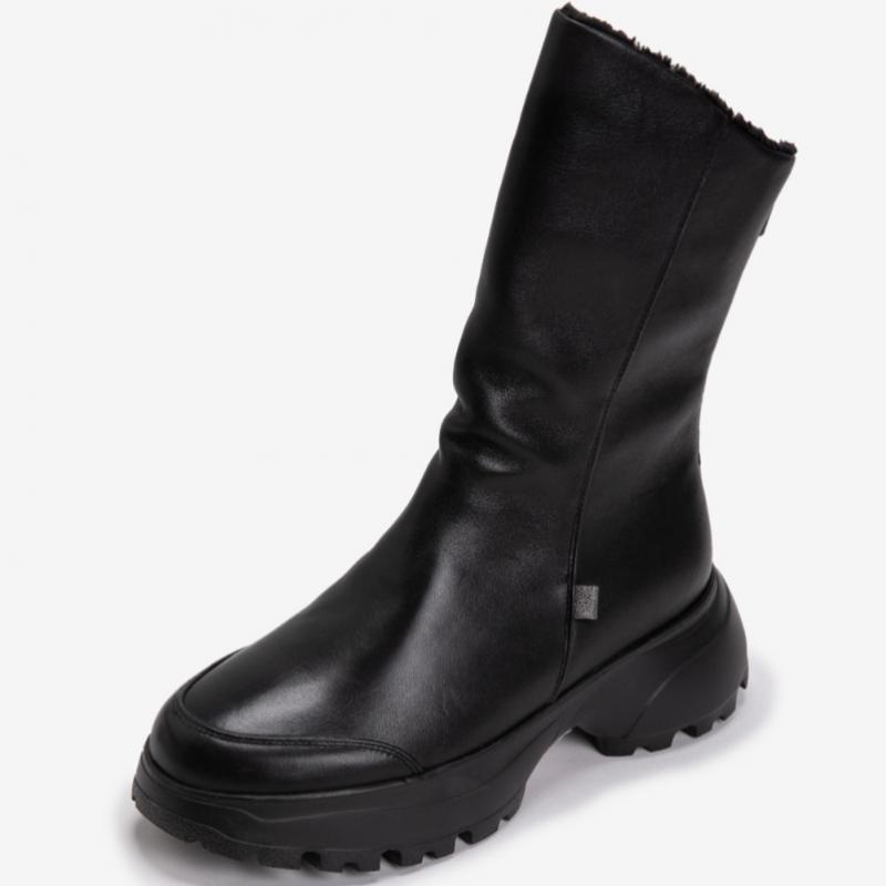 Young Age Women S Comfort Half bootS Black