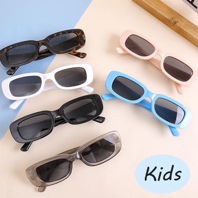 Small Rectangular Sunglasses For Boys Girls Vintage Children Outdoor Eye Protection Sun Glasses Kids Classic Uv Shades Eyewear