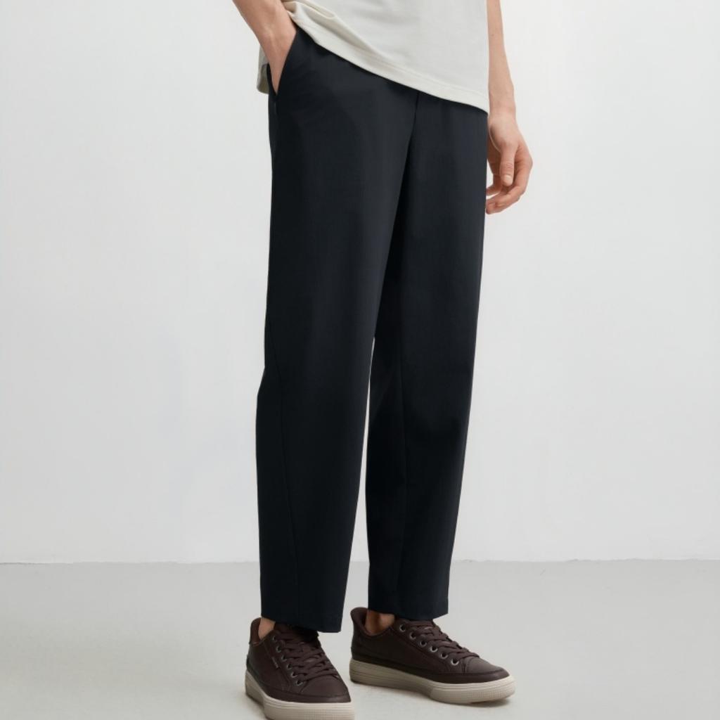 Skechers SS26 Mid-Rise Solid Color Business Casual Pants Men Bottoms L226M032-0620