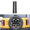 Carbon Fiber Rear Tail Light Lamp Sticker Vinyl Decal Trim for Ford Bronco 21+