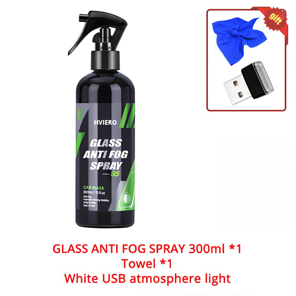 

50/100/300 мл прочный спрей для внутреннего стекла автомобиля улучшает видимость вождения предотвращает запотевание предотвращает загрязнение зрения очищает уход за лакокрасочным покрытием автомобиля 300ml set
