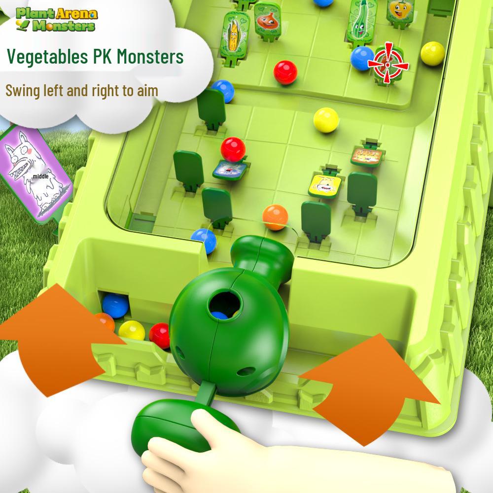 Cross-Border Battle Catapult: Parent-Child Two-Player Pinball Shooting Game for Kids